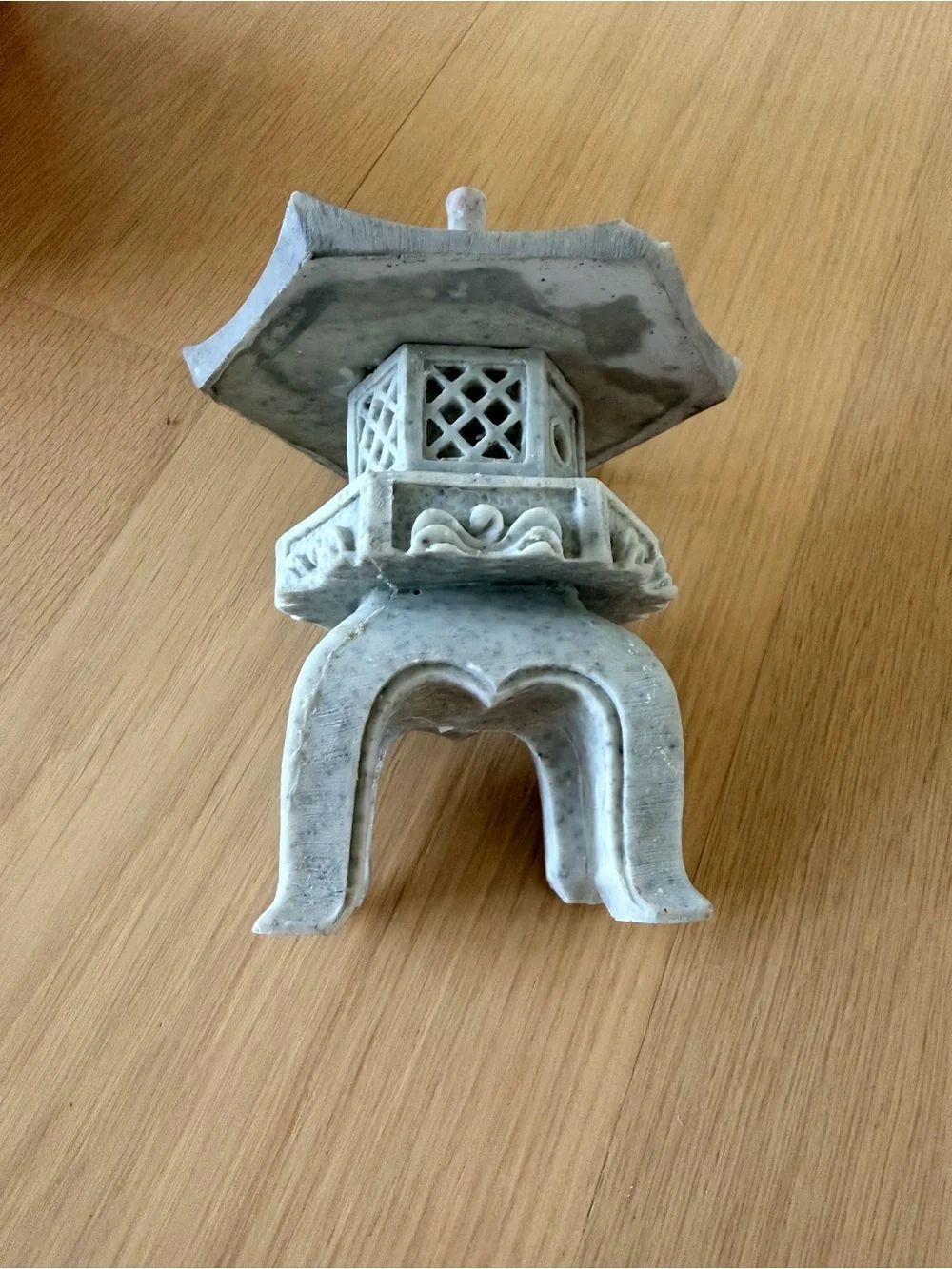 Stone Garden Lantern - Decorative Pagoda Accent